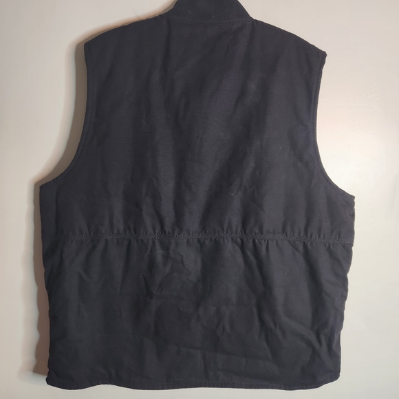 NWT Timberland Pro Original Fit Black Gritman Lined Canvas Vest, XXL - Picture 6 of 12